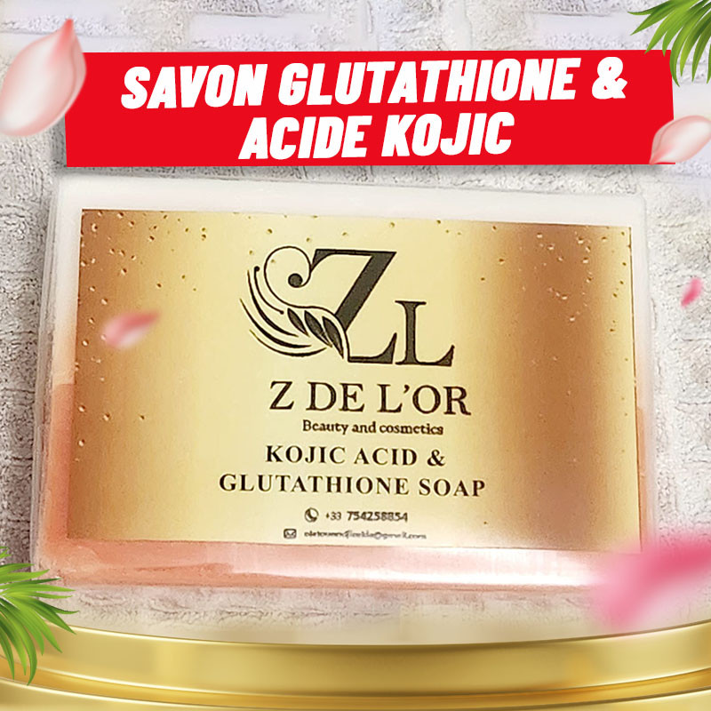 Savon À Base de Glutathione et d'acide KOJIC