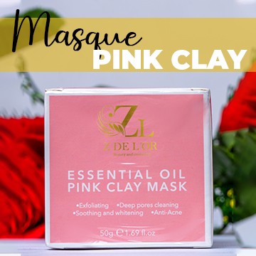 The pink clay mask